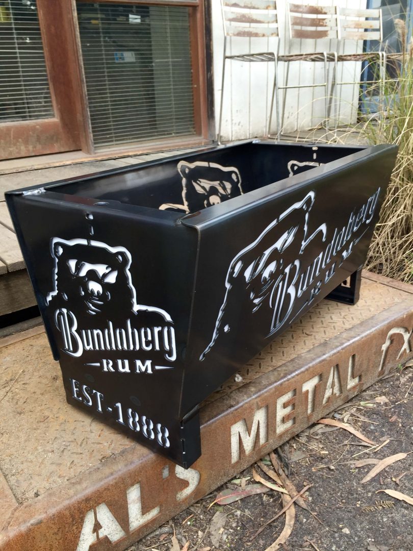 Bundaberg Rum Fire Pit AMFX Metal Art Fire Pits & Accessories