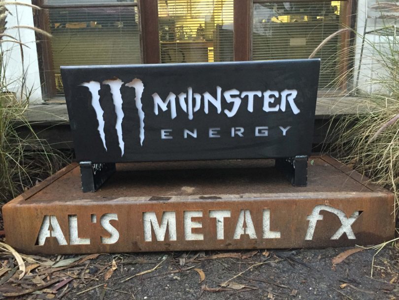 Monster Energy Drink Fire Pit