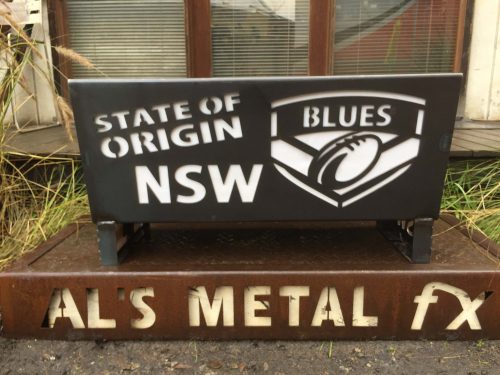 NSW Blues State of Origin Fire Pit