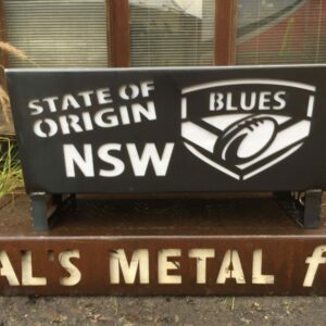 NSW Blues State of Origin Fire Pit