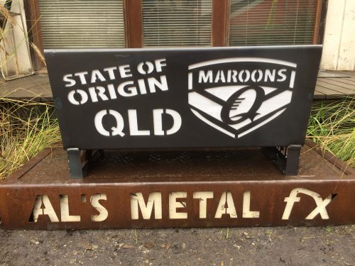 QLD Maroons State of Origin Fire Pit