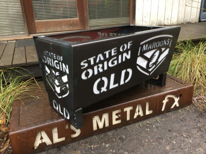 QLD Maroons State of Origin Fire Pit