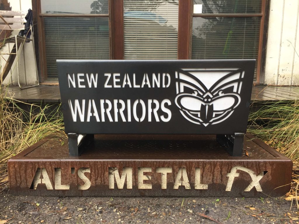 New Zealand Warriors Fire Pit AMFX Metal Art Fire Pits & Accessories