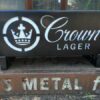 Crown Lager Fire Pit