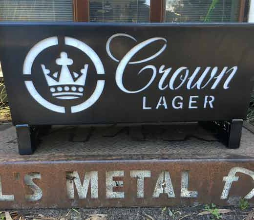 Crown Lager Fire Pit
