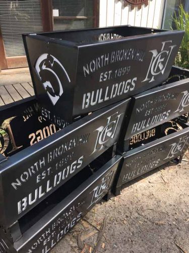 Northern Broken Hill Bulldogs Football Club Fire Pit