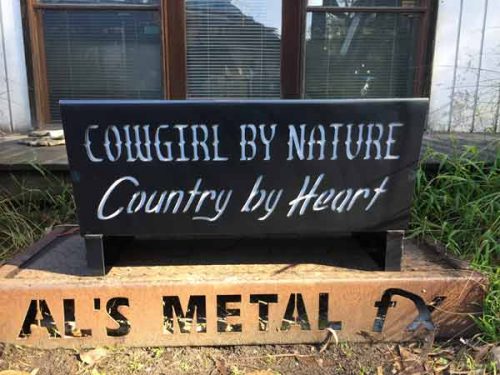 Cowgirl By Nature Fire Pit