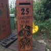 3D Gum Letterbox - Concrete Footing