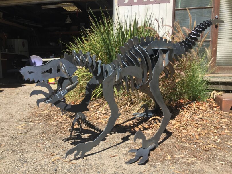 Raptor Large Metal Art