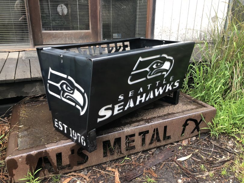 Seattle Seahawks Flat Pack Fire Pit Amfx Metalart