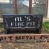 Custom Words Fire Pit Flat Pack