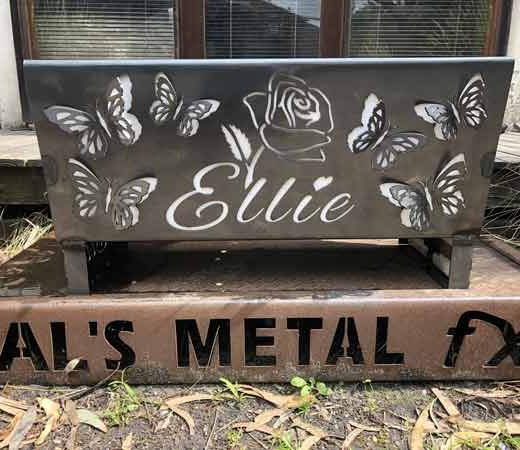 3D Customised Butterfly Fire Pit
