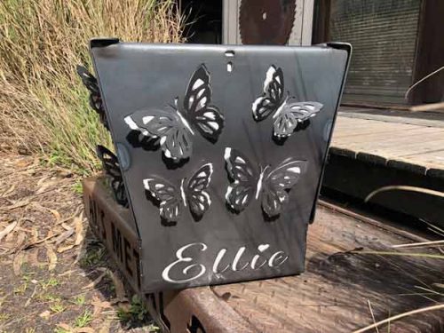 3D Customised Butterfly Fire Pit