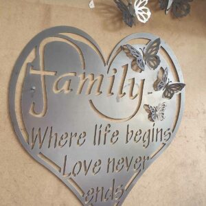 Family Butterfly Wall Art