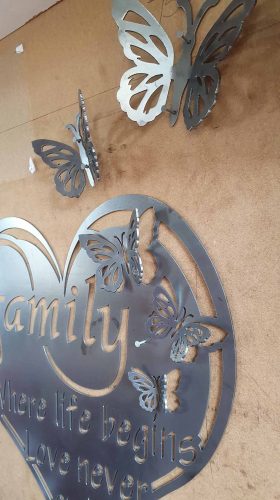 Family Butterfly Wall Art