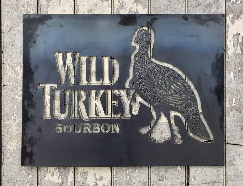 Wild Turkey Sign Large