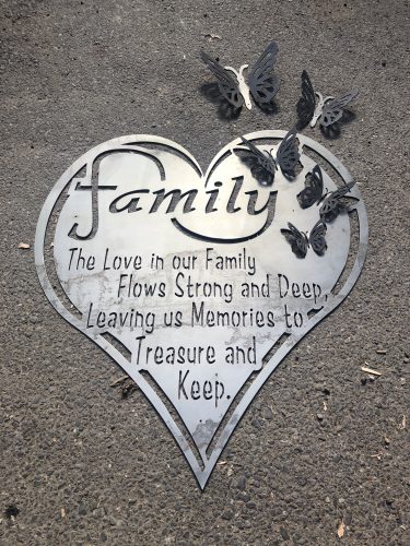 Family Memories Butterfly Wall Art