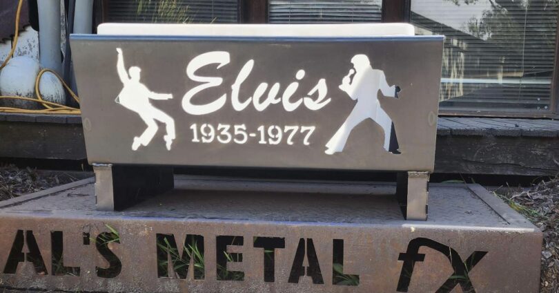 Elvis Presley Fire Pit