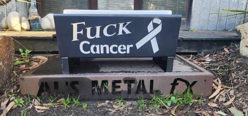 Fuck Cancer Fire Pit